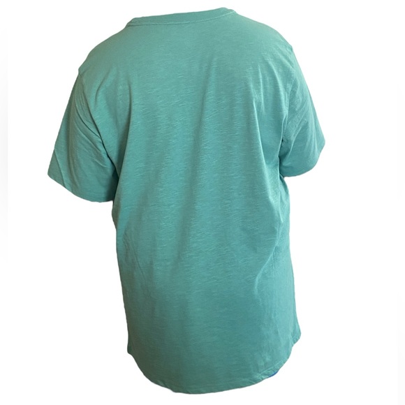 Calvin Klein Men’s Slub Jersey Logo Sleepwear Tee Beryl Green T-Shirt - Picture 3 of 15